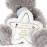 Мишка Тедди MTY с белой звездой с вышивкой-признанием
