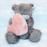 Мишка Тедди-романтик с большим меховым сердцем
