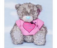 Мишка MeToYou в розовой майке Love You Loads