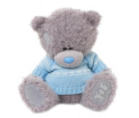 Мишка Тедди MTY  в голубом джемпере