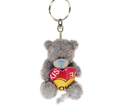 Брелок для ключей MTY  - мишка держит сердечко