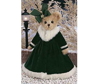 Мишка Bearington в пальто и с бантом на голове