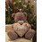Мишка Тедди MTY  держит плюшевое сердце 