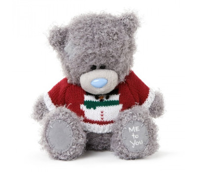Мишка Тедди MTY в джемпере со снеговиком