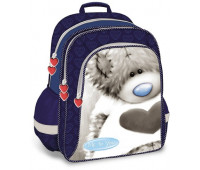 Рюкзак для девочки разноцветный с мишкой Тедди