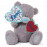 Медвежонок Тедди MTY держит сердечки