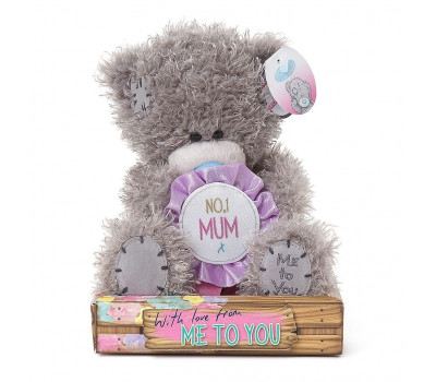 Ведмедик Тедді MTY  з квіткою для  No 1 Mum - МАМІ