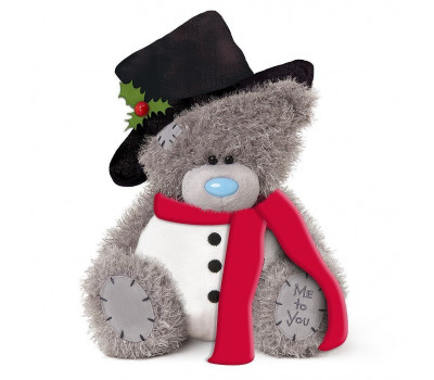 Мишка Тедди MTY - настоящий снеговик!
