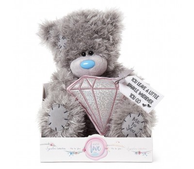 Мишка Тедди MTY  с подушкой - бриллиантом