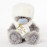 Мишка Тедди MTY в зимней шапке и шарфе в подарочной коробке